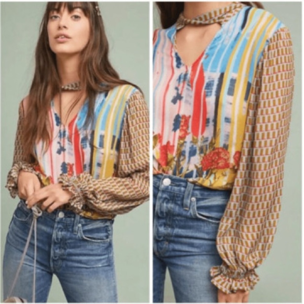 Anthropologie Conditions Apply Blouse - Picture 3 of 9